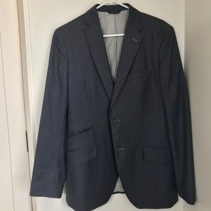 Banana Republic dark pinstripe blazer